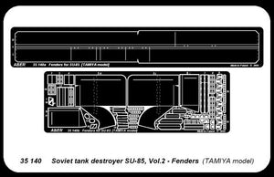 Aber 35140 Radzieckie działo pancerne SU-85 cz.2 zestaw dodatkowy blotniki (TAM) 1/35 – zdjęcie 4