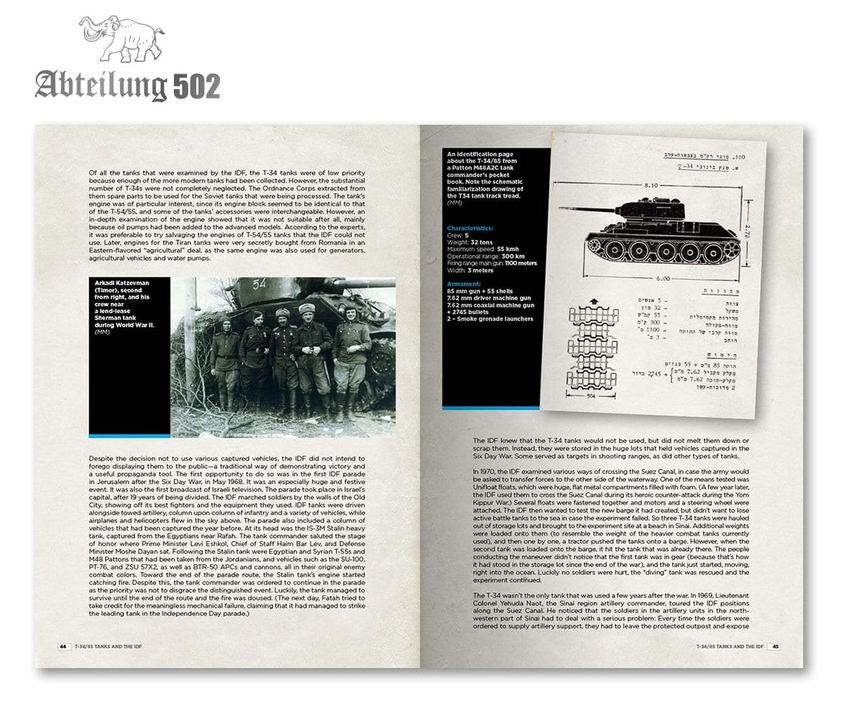 502 Abteilung ABT709 T-34 AND THE IDF THE UNTOLD STORY (MICHAEL MASS / MA&amp;#39;OR LEVY) – image 2