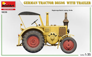 MiniArt 38038 German Tractor D8506 with trailer 1/35 – zdjęcie 5