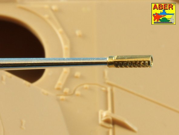 Aber 35L-180 25mm M242 Bushmaster early chain gun barrel &amp;amp; 7,62mm M240 machine gun barrel used on early M2/M3 Bradley or LAV-25 1/35 – zdjęcie 3