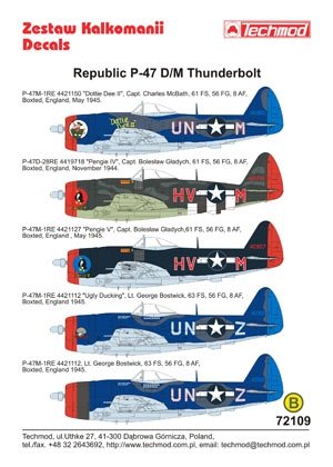 Techmod 72109 - Republic P-47D/M Thunderbolt 1/72 – immagine 2