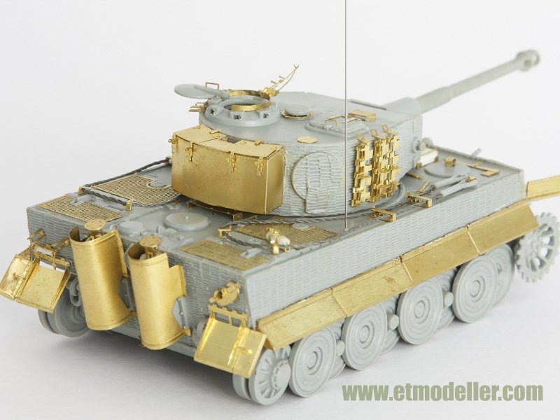 E.T. Model E72-003 WWII German TIGER I Late Production For DRAGON Kit 1/72 – zdjęcie 3