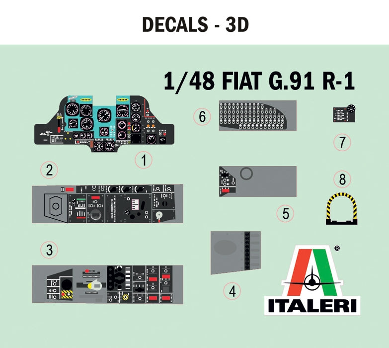 Italeri 92645 FIAT G.91 R 1/48 – zdjęcie 4