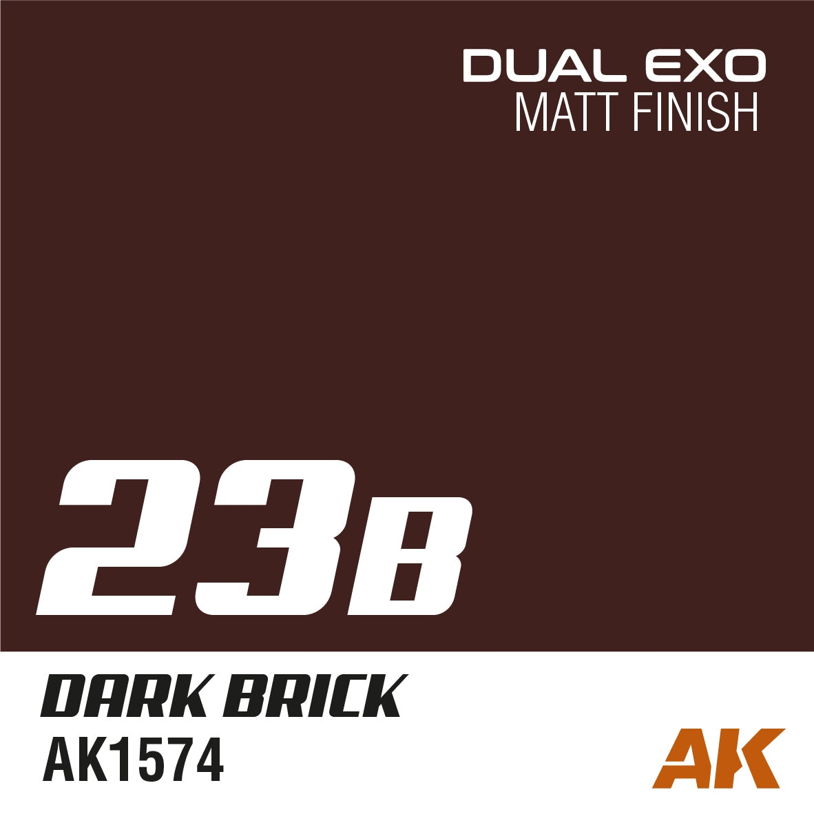 AK Interactive AK1574 DUAL EXO SCENERY 23B – DARK BRICK 60ML – zdjęcie 2