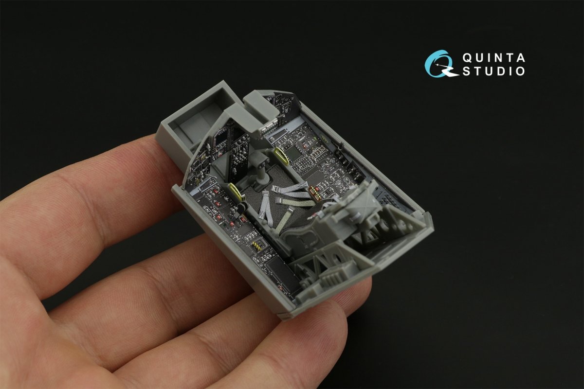 Quinta Studio QD32118 F-117A 3D-Printed &amp;amp; coloured Interior on decal paper (Trumpeter) 1/32 – immagine 2