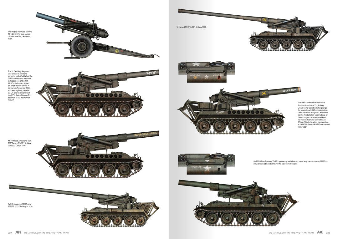AK Interactive AK130007 AMERICAN ARTILLERY IN VIETNAM EN – zdjęcie 16