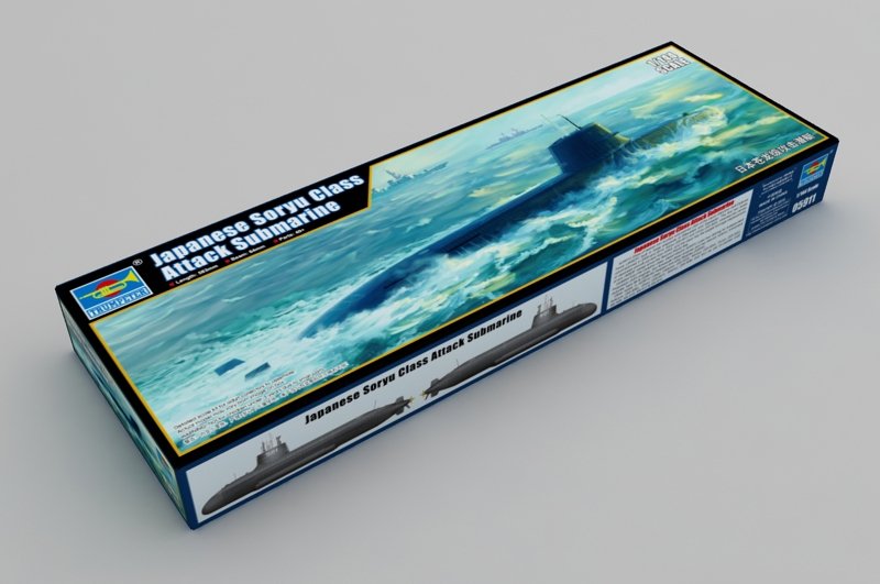 Trumpeter 05911 Japanese Soryu Class Attack Submarine 1/144 – zdjęcie 2