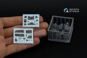 Quinta Studio QDS+48490 F-4S Phantom II 3D-Printed &amp;amp; coloured Interior on decal paper (Academy) (Small version) (with 3D-printed resin parts) 1/48 – zdjęcie 2
