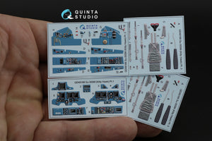 Quinta Studio QD48188 Su-30SM 3D-Printed colored Interior on decal paper (for KittyHawk kit) 1/48 – image 2