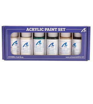 ARTESANIA LATINA 277PACK31 Zestaw farb akrylowych 6x20 ml - Indian Canoe Girl