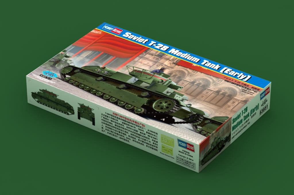 Hobby Boss 83851 Soviet T-28 Medium Tank (Early) 1/35 – image 2