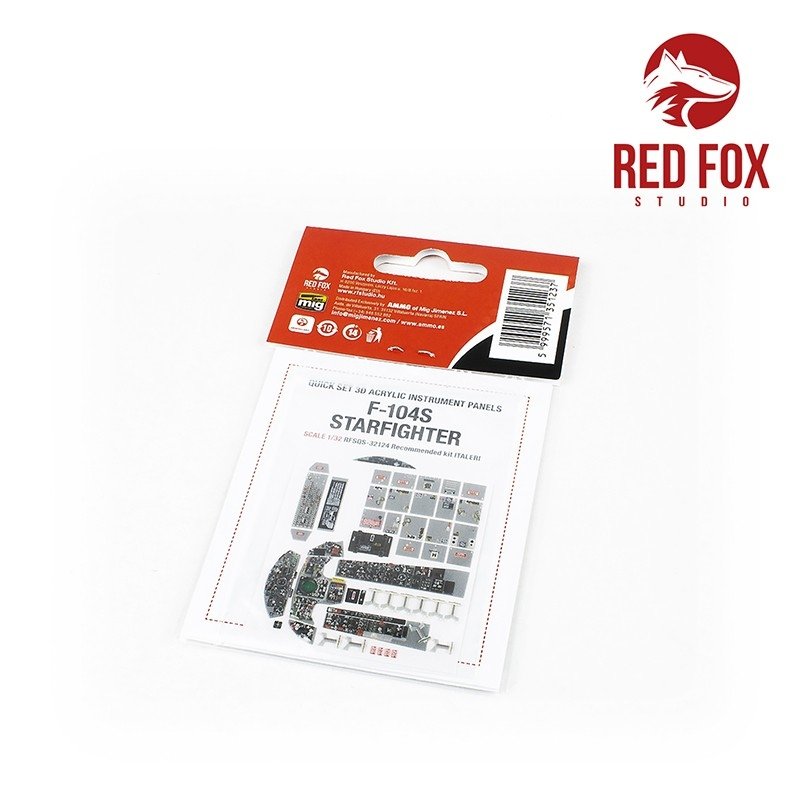 Red Fox Studio QS-32124 F-104S Starfighter (for Italeri kit) 1/32 – image 2