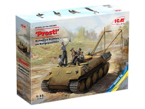 ICM 35343 Prost! Between Battles on Bergepanther WWII German Tankmen with Bergepanther 1/35 – image 2