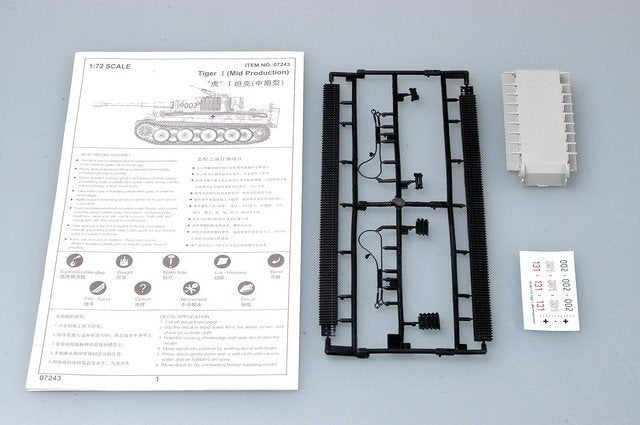 Trumpeter 07243 Tiger Ausf. E Mid 1/72 – zdjęcie 2