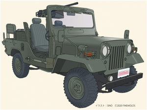 Fine Molds HC03 Historic Costume Girl Type 73 Light Truck With Figure Himeko 1/35 – zdjęcie 3