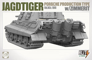Takom 8012 JAGDTIGER PORSCHE PRODUCTION TYPE Sd.Kfz.186 w/ZIMMERIT 1/35 – zdjęcie 5