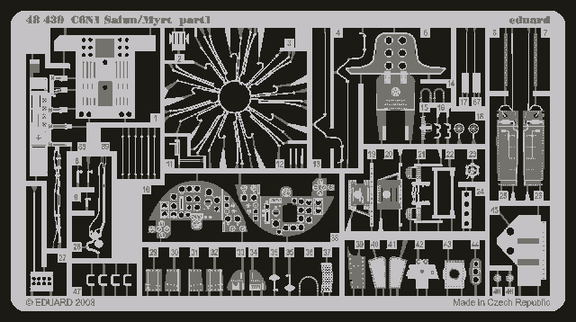 Eduard 48439 C6N1 Saiun/ Myrt 1/48 (HASEGAWA) – zdjęcie 2