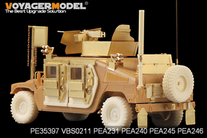 Voyager Model PEA245 Modern HUMVEE/DUMVEE family Super Swaper wheels w/spare wheel (GP) 1/35 – image 4