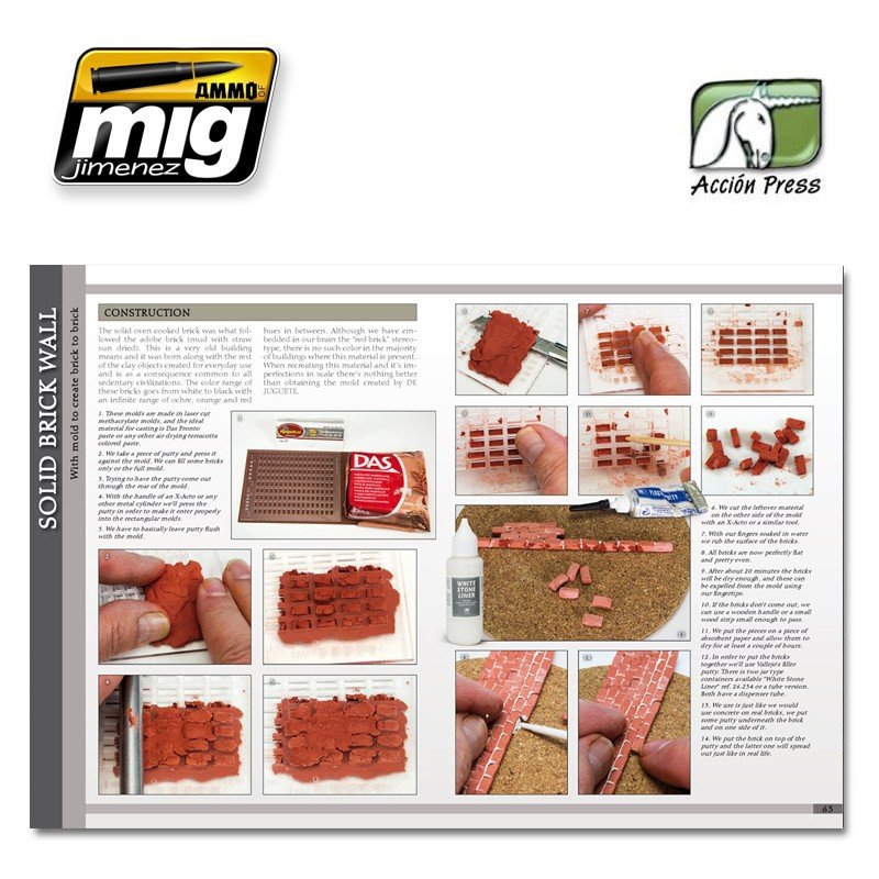 AMMO of Mig EURO0012 Jimenez LANDSCAPES OF WAR: THE GREATEST GUIDE - DIORAMAS Vol.III - Rural Enviroments (English) – zdjęcie 8