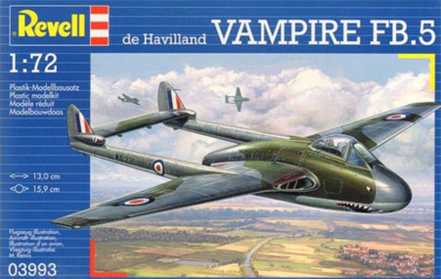 Revell 03993 De Havilland Vampire Mk.I 1/72