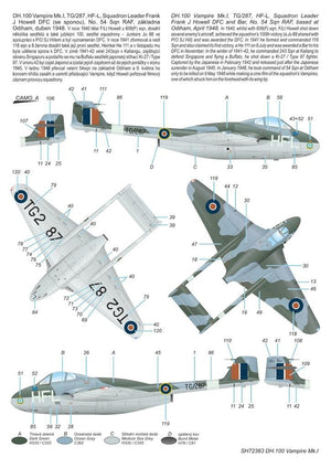 Special Hobby 72383 DH.100 Vampire Mk. I &amp;#39;RAF, RAAF and Armée de l&amp;#39;Air&amp;#39; 1/72 – zdjęcie 5