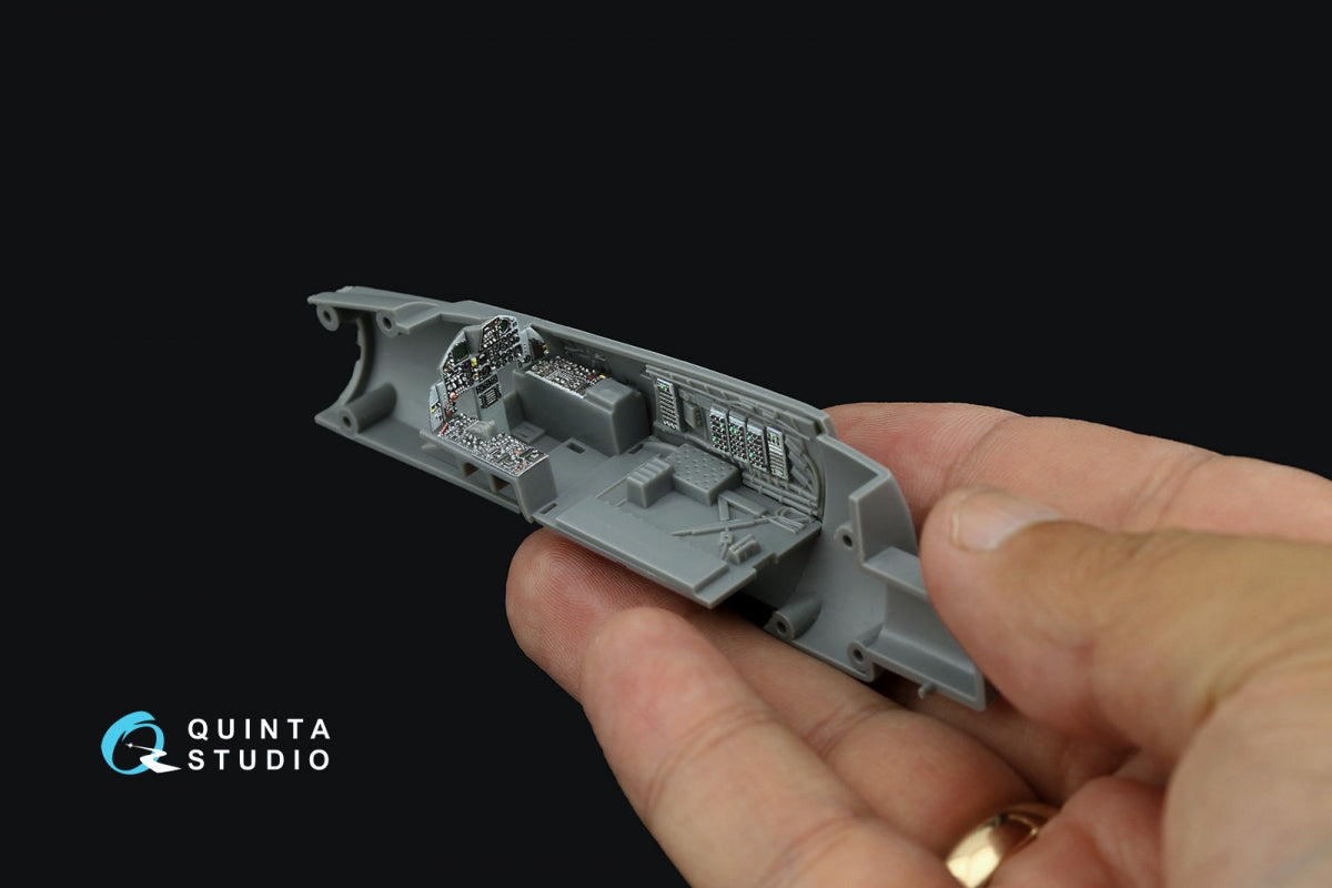 Quinta Studio QD72079 F-15C Early/F-15A/F-15J early 3D-Printed &amp;amp; colored Interior on decal paper (GWH) 1/72 – image 8