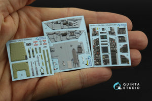 Quinta Studio QD32111 F/A-18A++ 3D-Printed &amp;amp; coloured Interior on decal paper (Academy) 1/32 – zdjęcie 2
