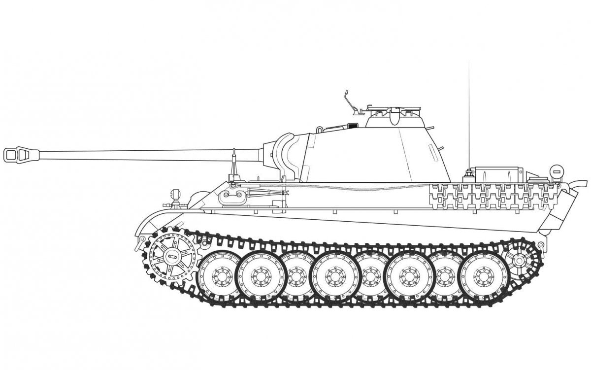 Airfix 1352 Panther G 1/35 – zdjęcie 2