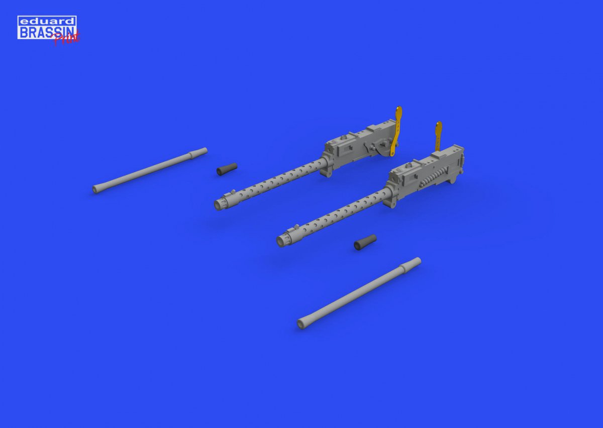 Eduard 648788 A6M3 cannon barrels &amp;amp; cockpit guns PRINT EDUARD 1/48 – zdjęcie 2