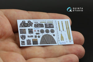 Quinta Studio QD48256 Swordfish Mk.II 3D-Printed &amp;amp; coloured Interior on decal paper ( Tamiya ) 1/48 – zdjęcie 10