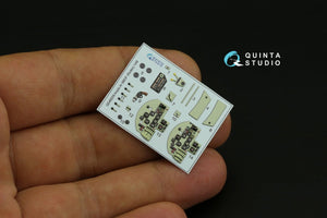 Quinta Studio QD48209 Arado Ar 68 E/F 3D-Printed &amp;amp; coloured Interior on decal paper (Roden) 1/48 – zdjęcie 3
