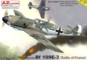 AZ Model AZ7661 Messerschmitt Bf 109E-3 Battle of France 1/72