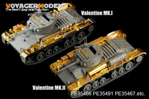 Voyager Model PE35491 WWII British Valentine Mk.II Infantry Tank basic For AFV CLUB 35185 1/35 – image 11