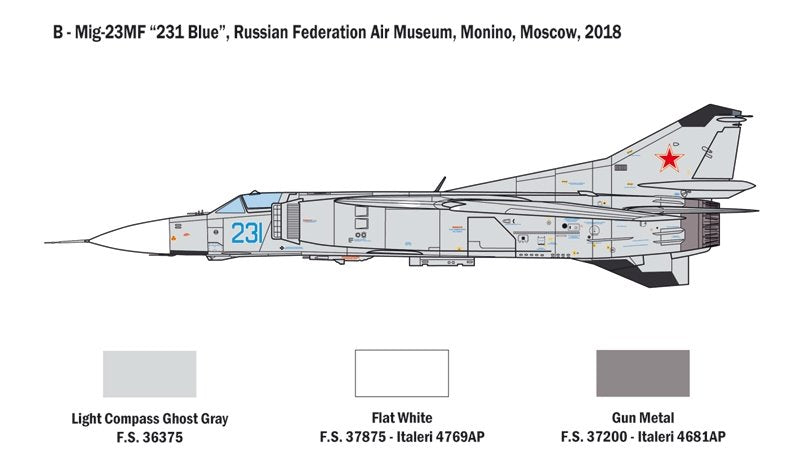 Italeri 2798 MiG-23 MF/BN FLOGGER 1/48 – image 7