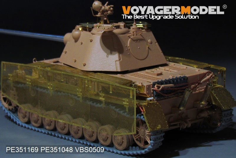 Voyager Model PE351169 WWII German Pz.Kpfw.IV Ausf.J（mit Panther F turret）（For RFM 5068） 1/35 – zdjęcie 3