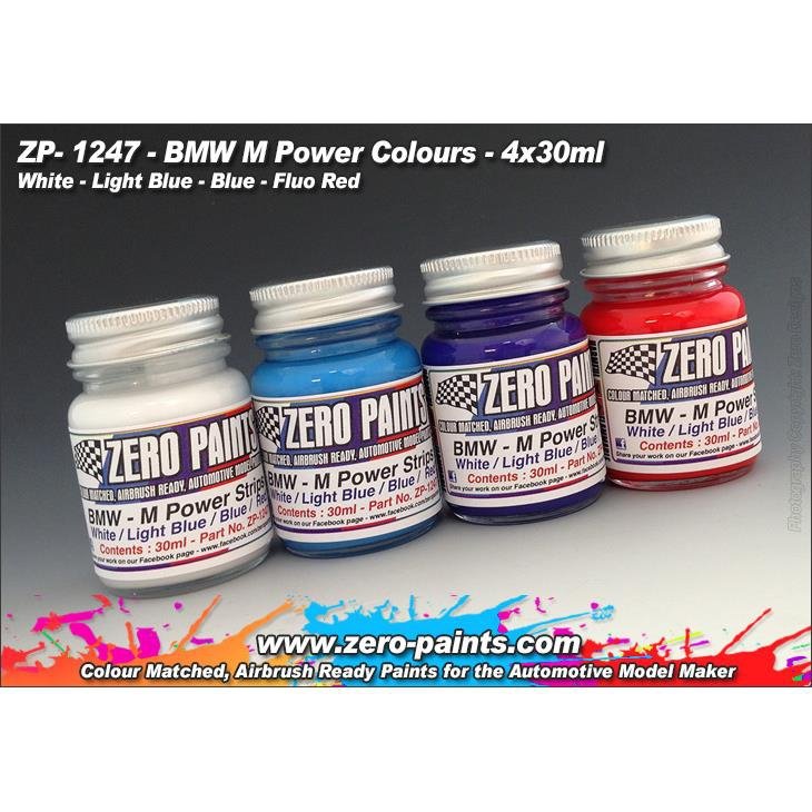 Zero Paints ZP-1247 BMW M Power Colors 4x30ml