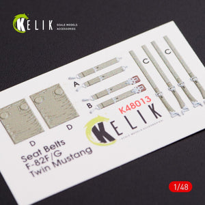KELIK K48013 F-82 (F,G) &amp;quot;TWIN MUSTANG&amp;quot; INTERIOR 3D DECALS FOR MODELSVIT KIT 1/48 – zdjęcie 7