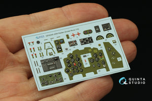 Quinta Studio QD32240 Mitsubishi J2M3 Raiden 3D-Printed &amp;amp; colored Interior on decal paper (Zoukei Mura) 1/32 – image 4
