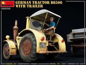 MiniArt 38038 German Tractor D8506 with trailer 1/35 – zdjęcie 9
