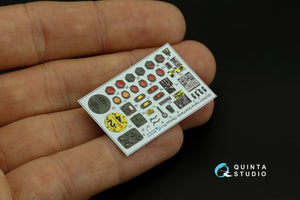 Quinta Studio QD35051 Gama Goat family 3D-Printed &amp;amp; coloured Interior on decal paper (Tamiya) 1/35 – zdjęcie 5