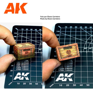 AK Interactive AK8230 LASER CUT WOODEN BOX 004 BIOHAZARD (3 UNITS) 1/35 – zdjęcie 6