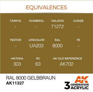 AK Interactive AK11327 RAL 8000 Gelbbraun 17ml – image 3