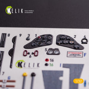 KELIK K32019 CR.42 LW - Interior 3D Decal for ICM kit 1/32 – zdjęcie 4