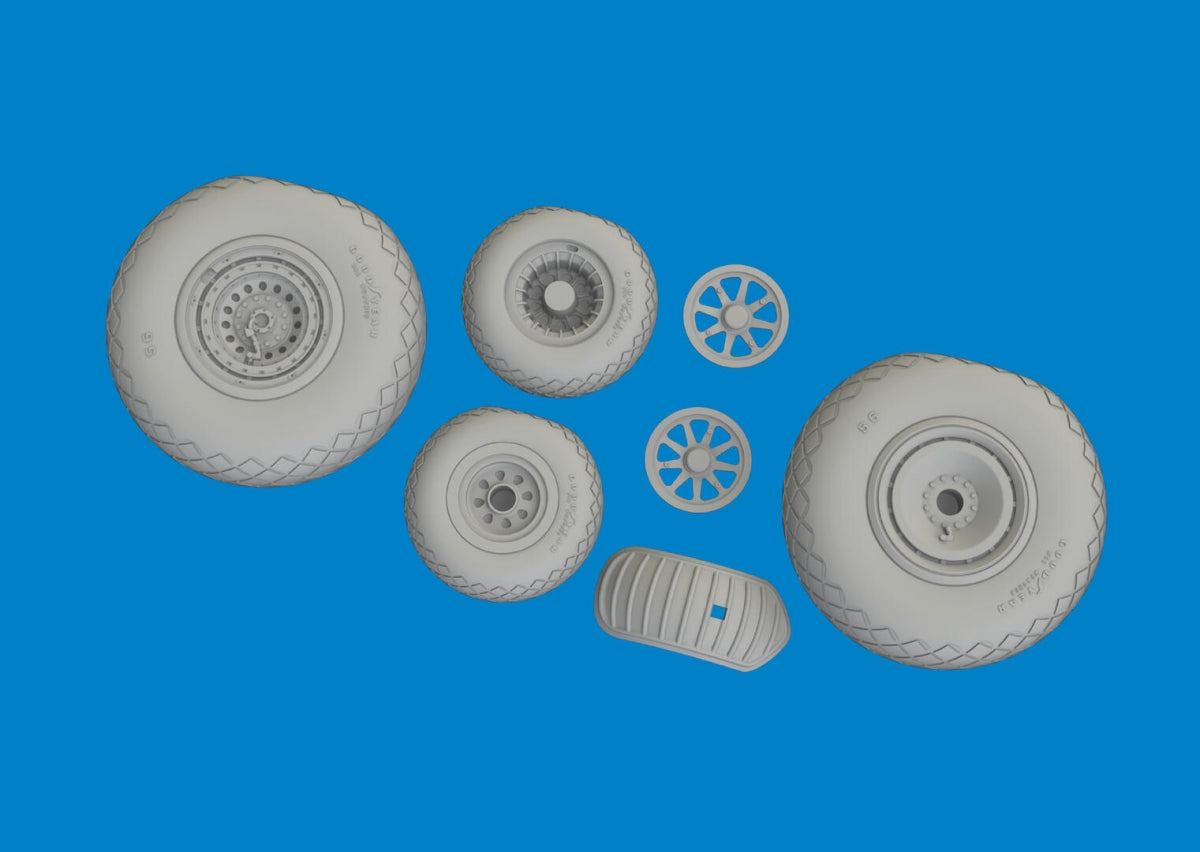 Eduard 6481113 B-24D wheels HOBBY BOSS 1/48 – zdjęcie 3