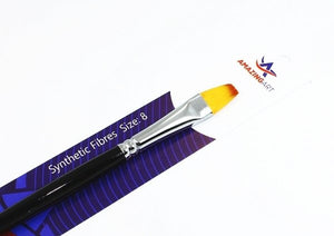 Amazing Art 13043 SYNTHETIC BRUSH FLAT 8