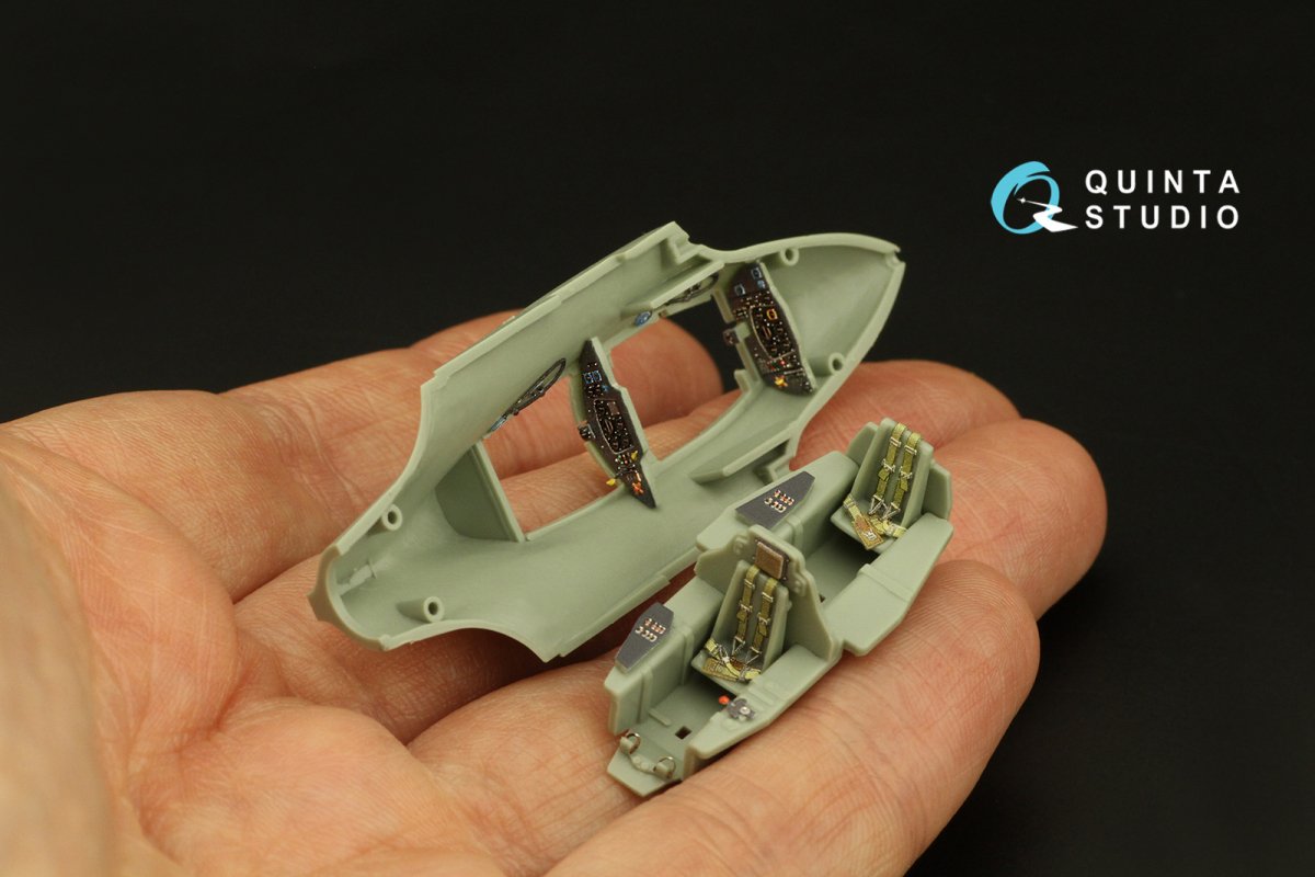 Quinta Studio QD72083 Me 163 3D-Printed &amp;amp; coloured Interior on decal paper (Academy) 1/72 – zdjęcie 10