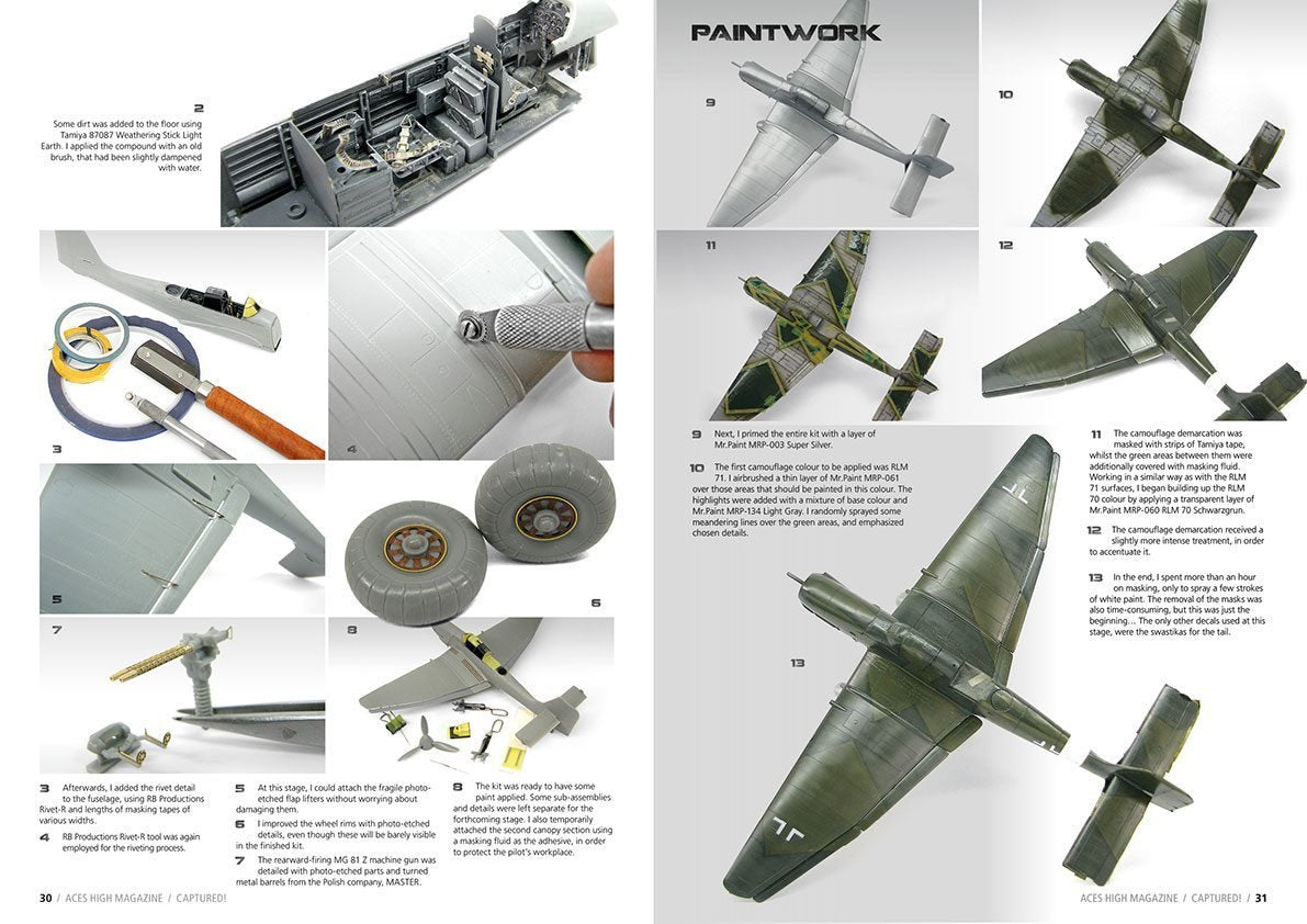 AK Interactive AK2914 ACES HIGH MAGAZINE ISSUE 08 CAPTURED! (English) – zdjęcie 3