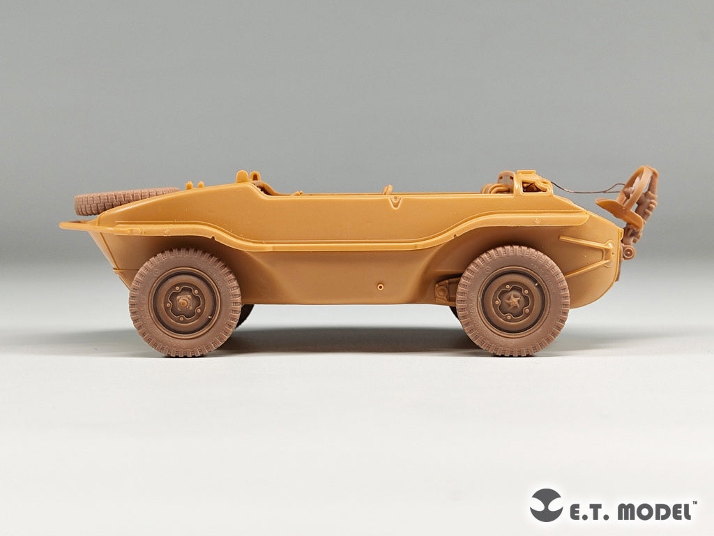 E.T. Model P35-135 WWII German Schwimmwagen Type166 Sagged wheels Narrow For TAMIYA Kit 1/35 – immagine 6