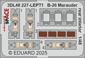Eduard 3DL48227 B-26 Marauder rear interior SPACE ICM 1/48 – zdjęcie 4
