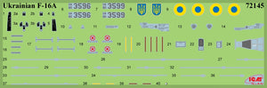 ICM 72145 F-16AM of Ukrainian Air Forces with PAG-14 1/72 – zdjęcie 3